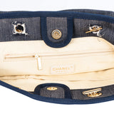 Chanel Denim Cambon Deauville Shoulder Bag