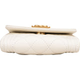 Chanel Quilted Lambskin Box Micro Single Flap Crossbody Bag