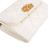 Chanel Quilted Lambskin Box Micro Single Flap Crossbody Bag