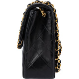 Chanel Quilted Lambskin 24K Gold Single Flap Crossbody Bag