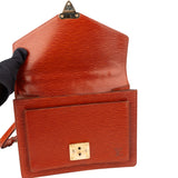 Louis Vuitton Cognac Epi Leather Monceau Handbag