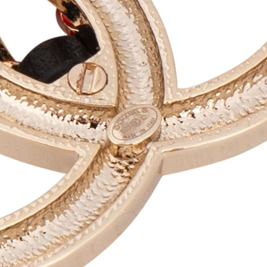 Chanel Crystal CC Flap Bag Brooch - vintageandkickz