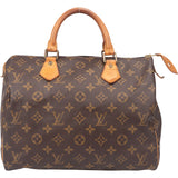 Louis Vuitton Canvas Monogram Speedy 30 Handbag