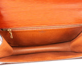 Louis Vuitton Cognac Epi Leather Monceau Handbag