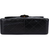 Chanel Quilted Lambskin 24K Gold Single Flap Crossbody Bag