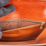 Louis Vuitton Cognac Epi Leather Monceau Handbag