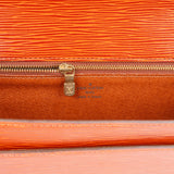 Louis Vuitton Cognac Epi Leather Monceau Handbag
