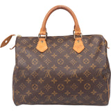 Louis Vuitton Canvas Monogram Speedy 30 Handbag