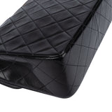 Chanel Quilted Lambskin 24K Gold Single Flap Crossbody Bag