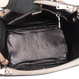 Prada Brown Leather Twin Zip Handbag