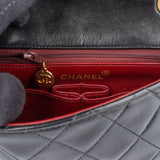Chanel Quilted Lambskin 24K Gold Single Flap Crossbody Bag