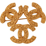 Chanel Golden Trio CC Brooch