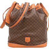 Celine Maccadam Monogram Bucket Crossbody Bag