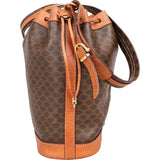 Celine Maccadam Monogram Bucket Crossbody Bag
