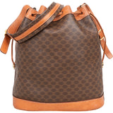 Celine Maccadam Monogram Bucket Crossbody Bag