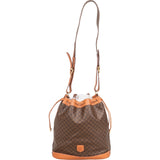 Celine Maccadam Monogram Bucket Crossbody Bag