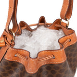 Celine Maccadam Monogram Bucket Crossbody Bag