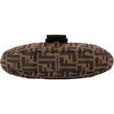 Fendi FF Monogram Baguette Buckle Hobo Bag
