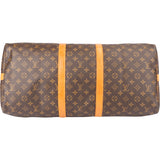 Louis Vuitton Canvas Monogram Keepall 55 Bandouliere