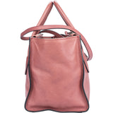 Prada Pink Leather Twin Zip Handbag