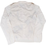 Hermès Hussard Illustration Silk Cardigan (DE34 / FR36)