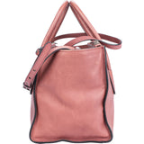 Prada Pink Leather Twin Zip Handbag