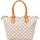 Louis Vuitton Damier Azur Monogram Saleya PM Handbag