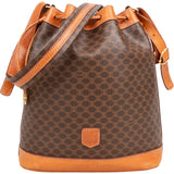 Celine Maccadam Monogram Bucket Crossbody Bag