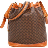 Celine Maccadam Monogram Bucket Crossbody Bag