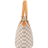 Louis Vuitton Damier Azur Monogram Saleya PM Handbag