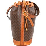 Celine Maccadam Monogram Bucket Crossbody Bag