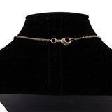 Chanel Silver CC Pearl Necklace