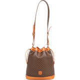 Celine Maccadam Monogram Bucket Crossbody Bag