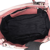 Prada Pink Leather Twin Zip Handbag