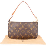 Louis Vuitton Canvas Monogram Pochette Accessoire Handbag