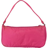 Prada Pink Nylon Triangle Handbag