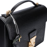 Louis Vuitton Noir Epi Leather Monceau Handbag