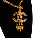 Chanel Golden CC Longo Necklace