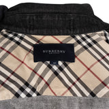Burberry Black Denim Nova-Check Jacket (40)