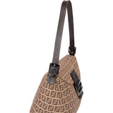 Fendi FF Monogram Baguette Buckle Handbag