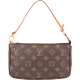 Louis Vuitton Canvas Monogram Pochette Accessoire Handbag