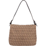 Fendi FF Monogram Baguette Buckle Handbag