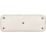 Christian Dior White Leather Art Diorissimo Handbag