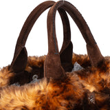 Prada Fur Optic Canapa Handbag