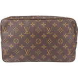 Louis Vuitton Canvas Monogram Trousse Toilette 28 Clutch