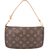 Louis Vuitton Canvas Monogram Pochette Accessoire Handbag