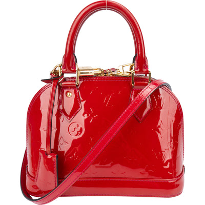 Louis Vuitton Pomme D´Amour Vernis Monogram Alma BB Handbag