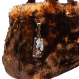 Prada Fur Optic Canapa Handbag