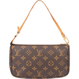 Louis Vuitton Canvas Monogram Pochette Accessoire Handbag