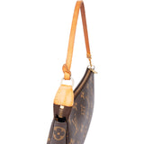 Louis Vuitton Canvas Monogram Pochette Accessoire Handbag